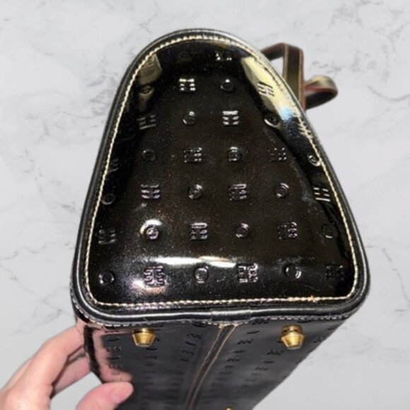 Arcadia Black Patent Leather shoulder bag - Picture 5 of 8